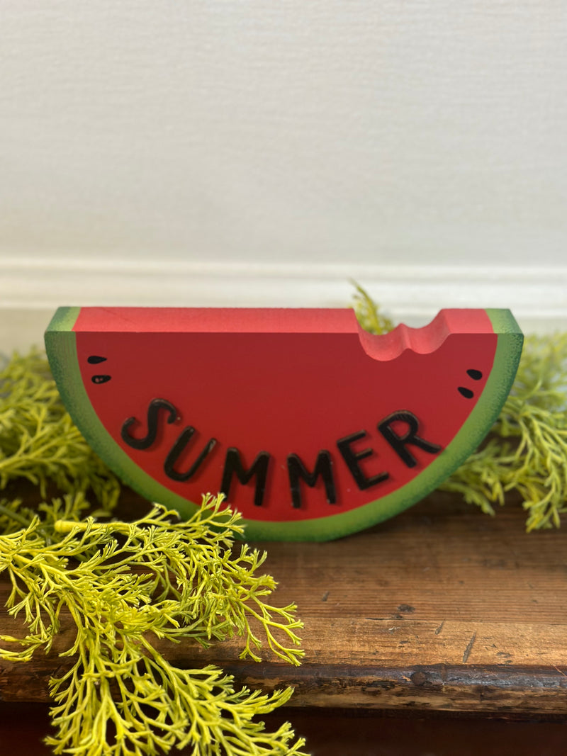 Chunky Summer Watermelon Sitter