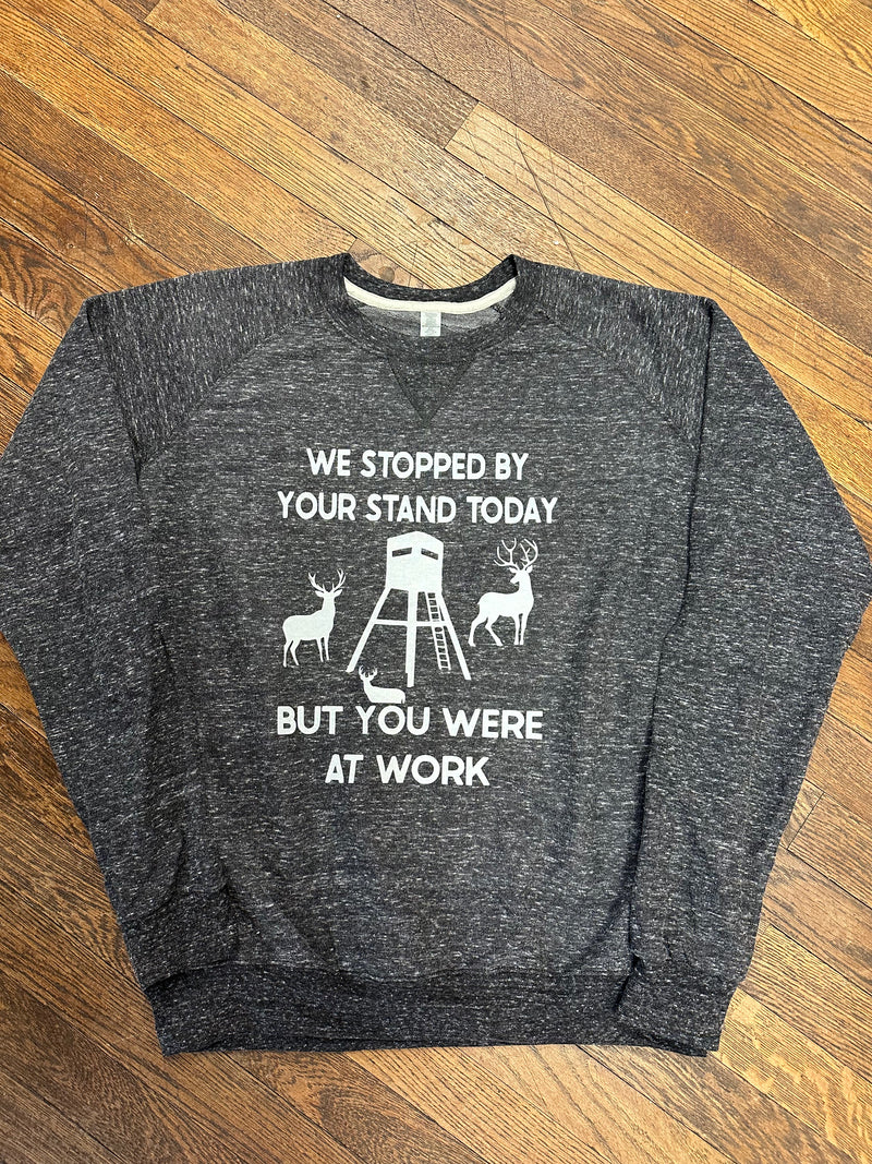 we stopped at your stand crewneck